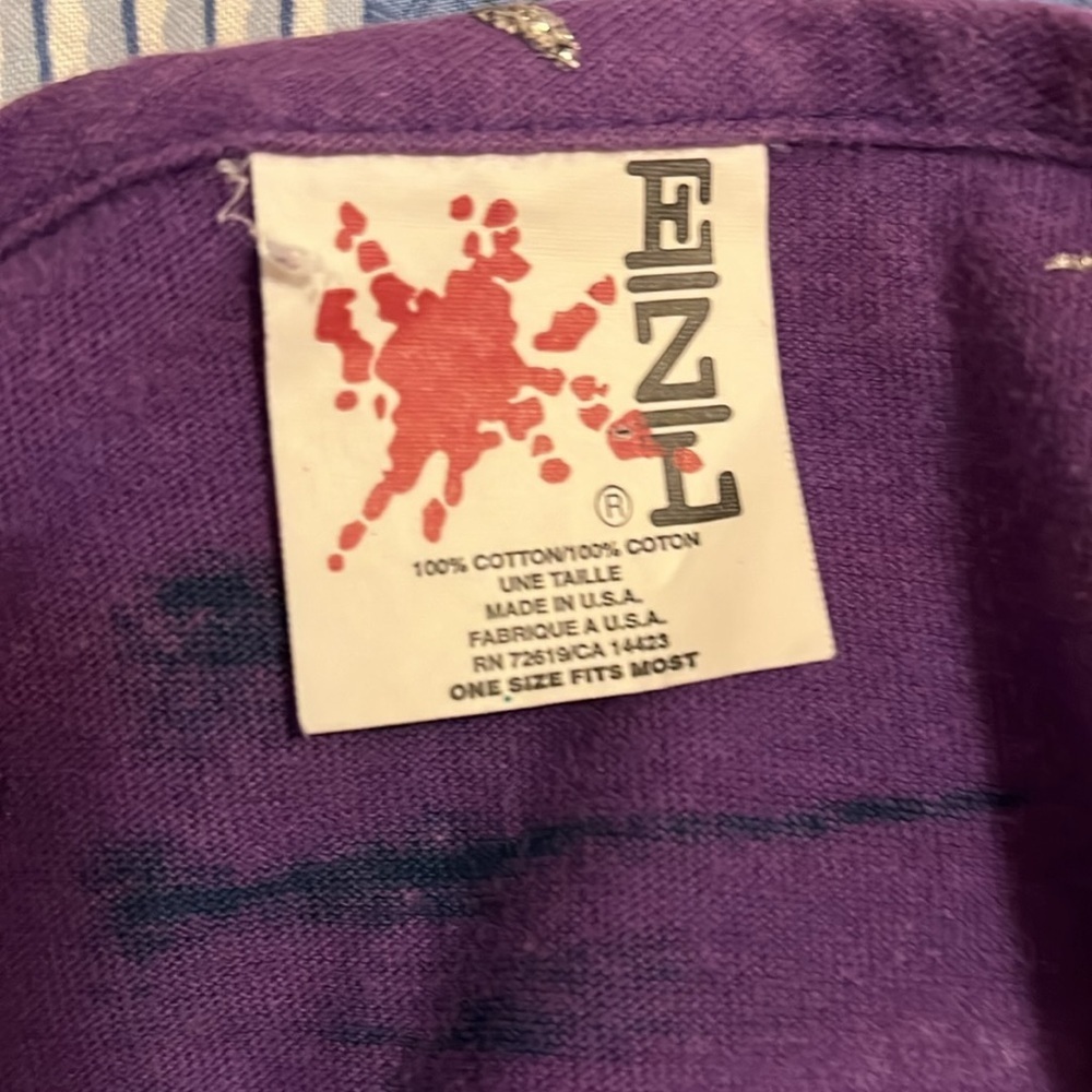 EZL vintage purple glitter embellished T-shirt one size fits most - Picture 5 of 6